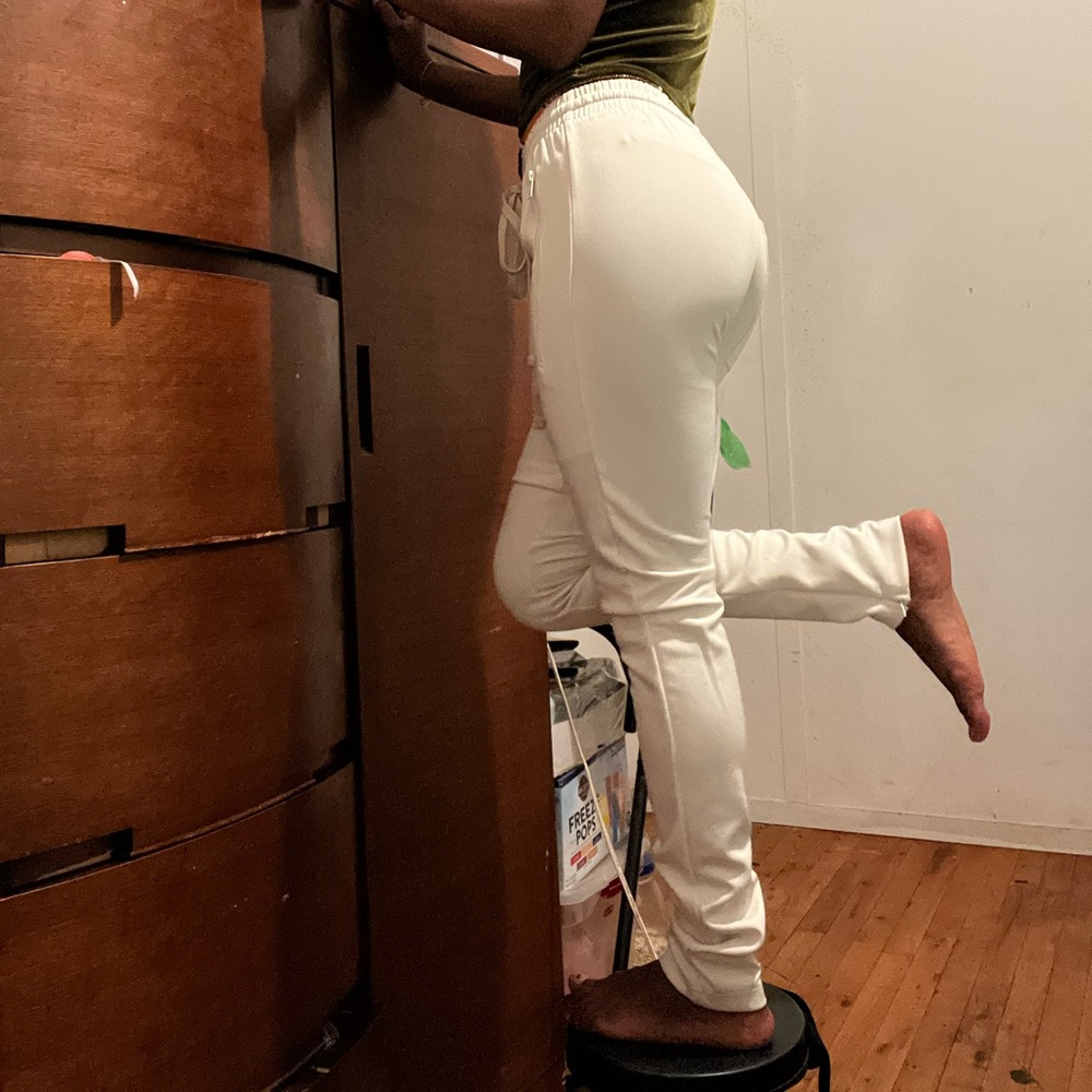 Cream pant wore one time